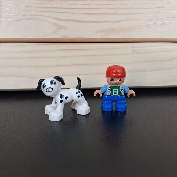 Lego Duplo Number Train 10558 Boy & Dog 31 Piece Set-No Box or instructions - Picture 2 of 5